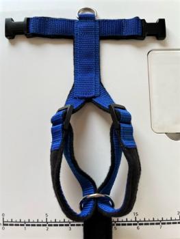 Preview: Welpengeschirr - blau/schwarz